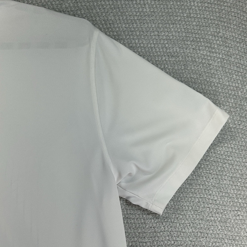 Nike Polo Shirt Mens XL White Striped TPC Sawgrass Players Championship Golf - Picture 9 of 16